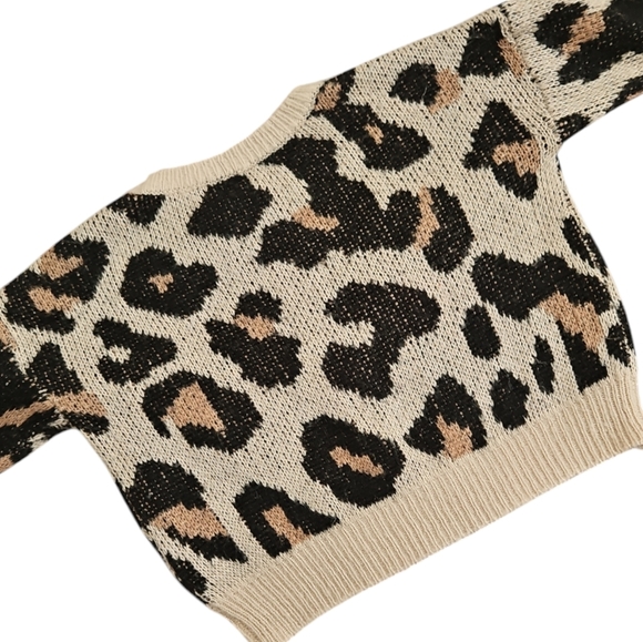 GB Girls Leopard Print Sweater Size 4 - Picture 4 of 4